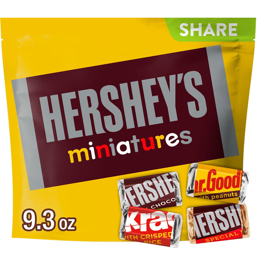 Hershey's Miniatures Assorted Chocolate Candy Share Pack, 9.3 Oz (263 g)