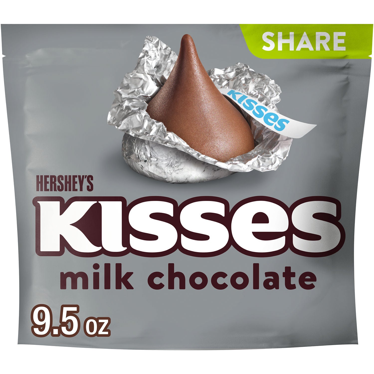 Hershey's Kisses Milk Chocolate Share Pack, 9.5 Oz