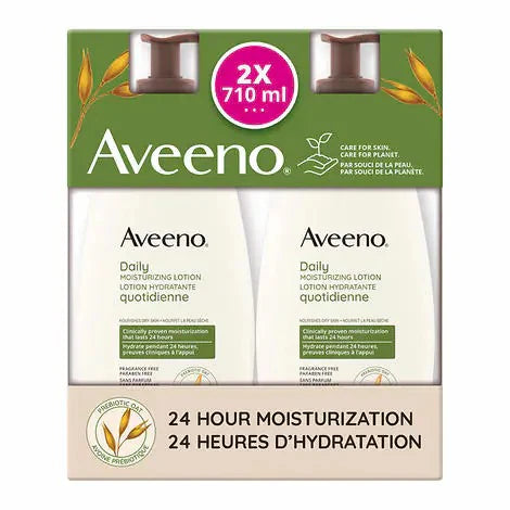 Aveeno Daily Moisturizing Lotion 710 ml Pack Of 2