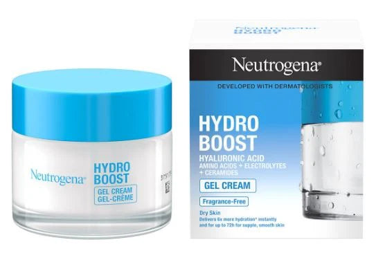 Neutrogena Hydro Boost Gel Cream with Hyaluronic Acid + Amino Acids + Electrolytes + Ceramides - For dry skin