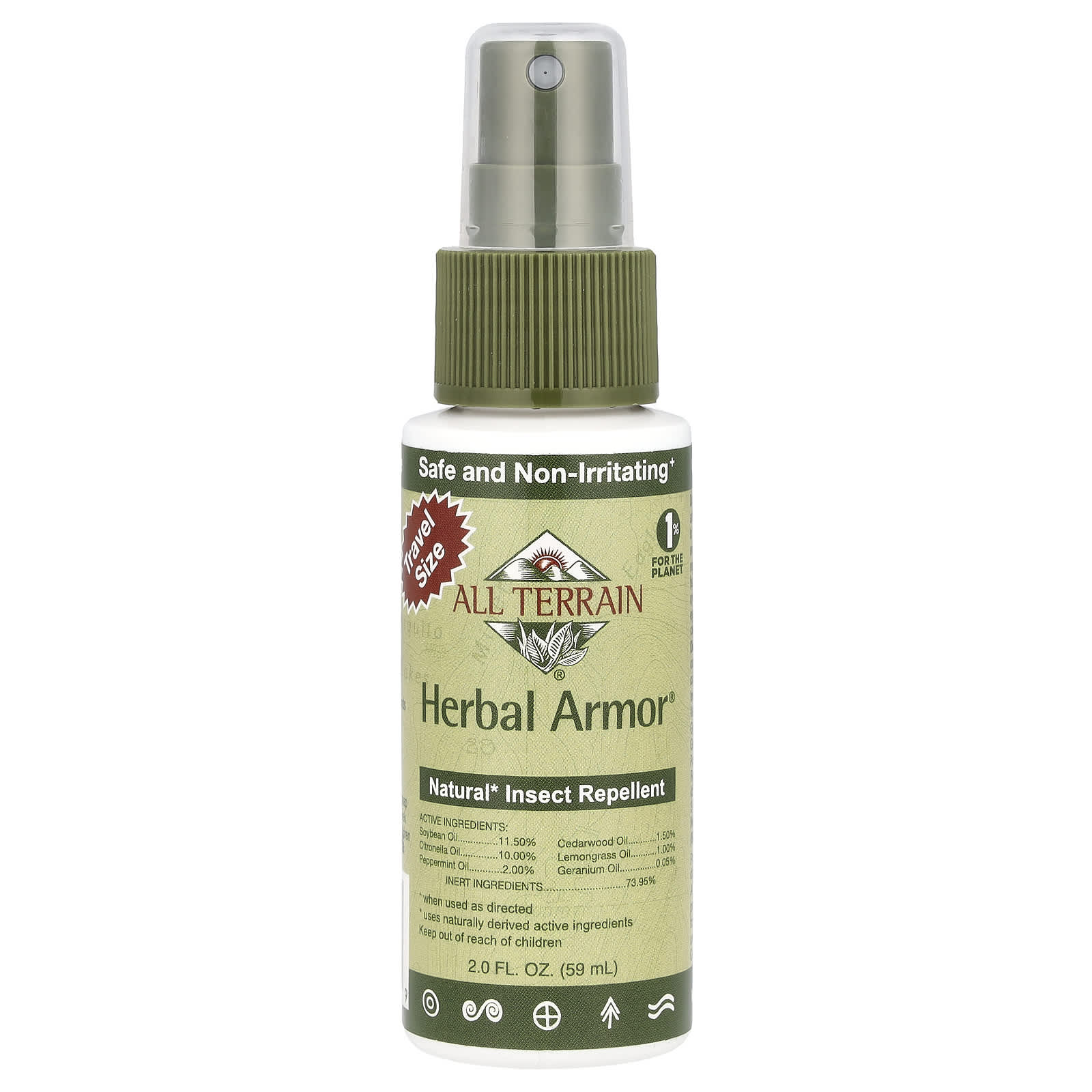 All Terrain Herbal Armor Natural Insect Repellant, 2 Oz