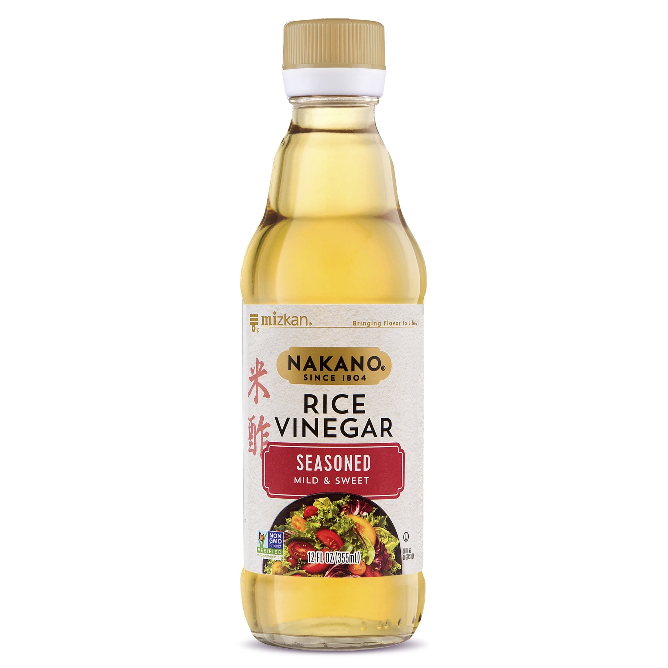 Nakano Rice Vinegar Seasoned Mild and Sweet, 355 ml