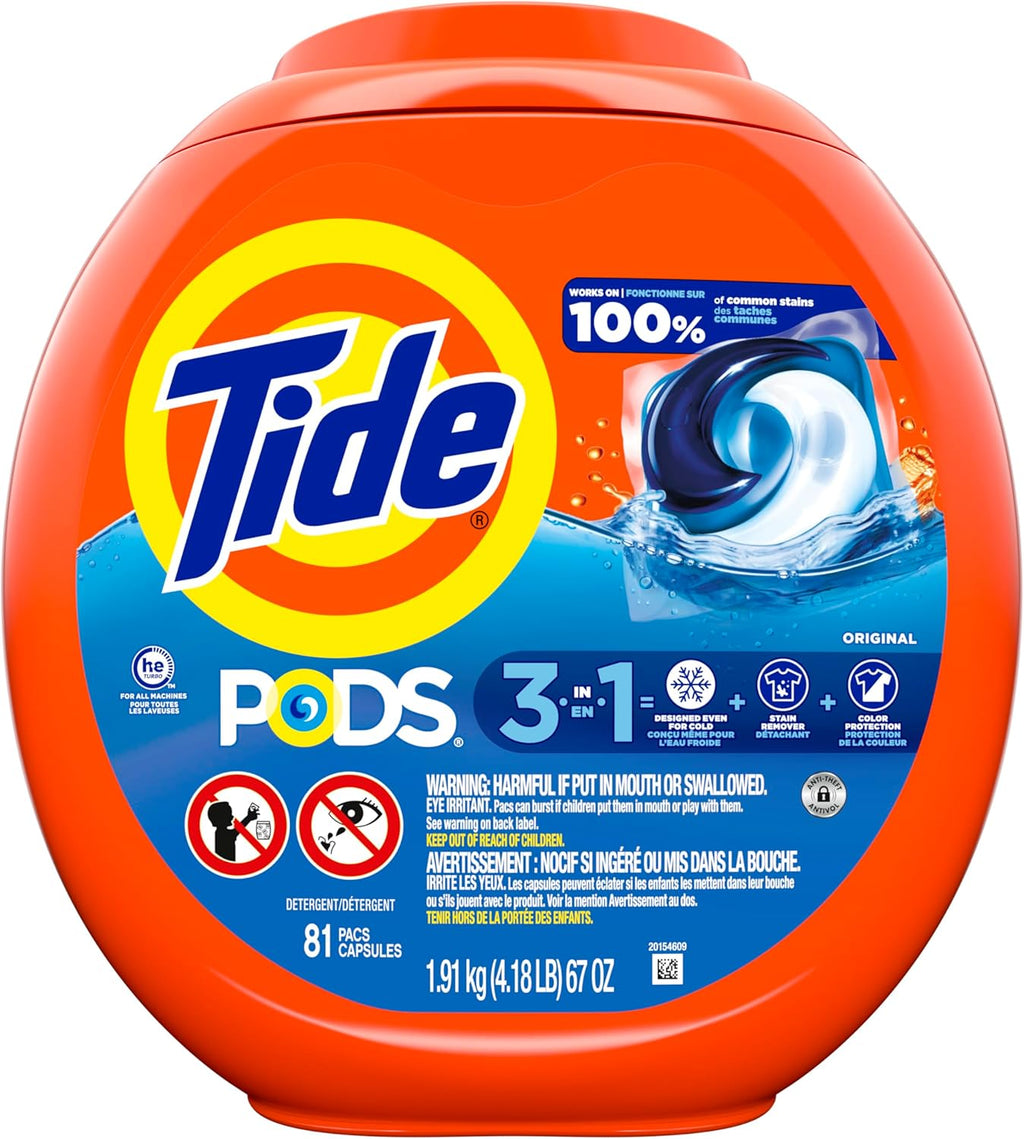 Tide PODS Laundry Detergent – 81 Count