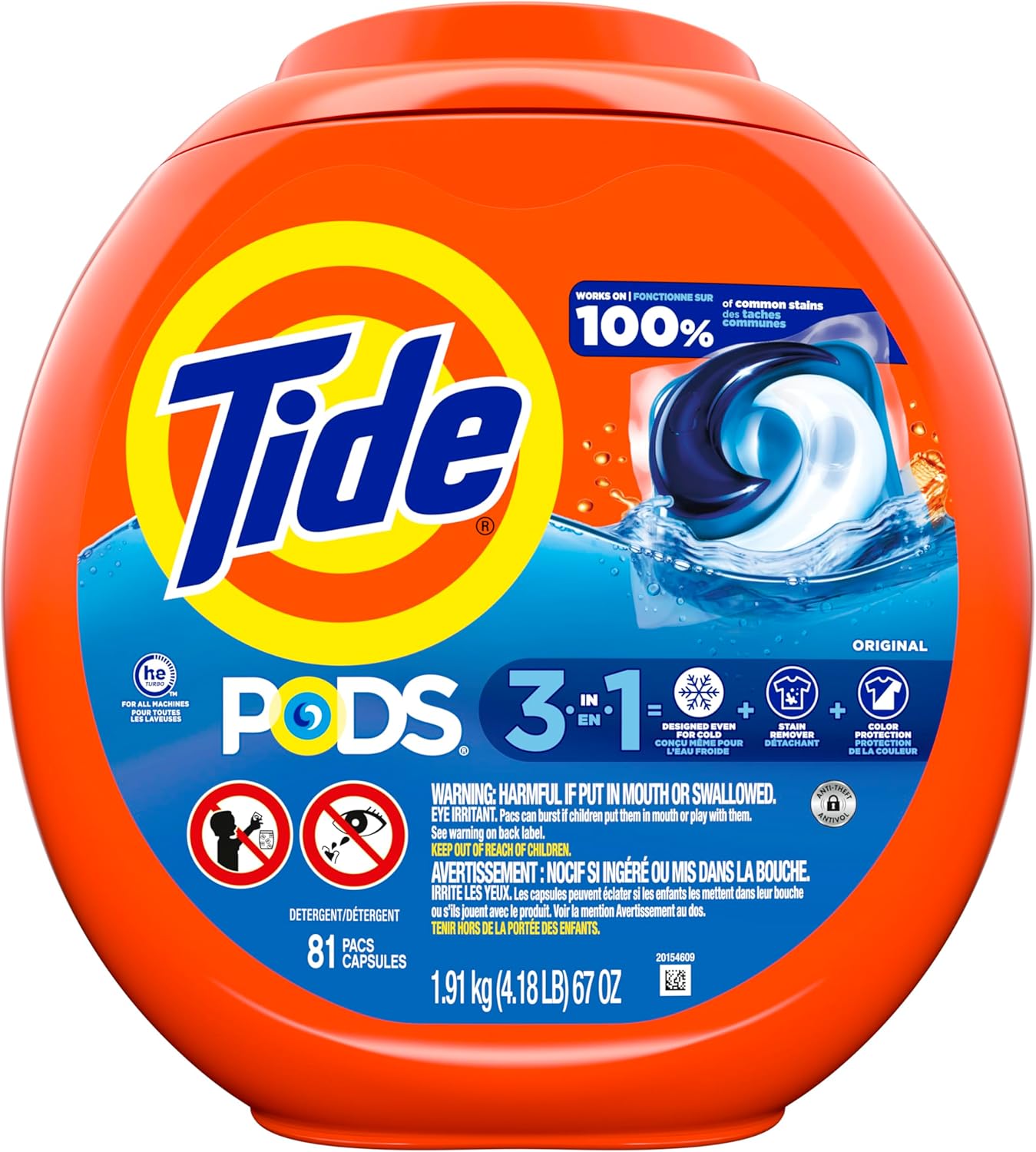 Tide PODS Laundry Detergent – 81 Count