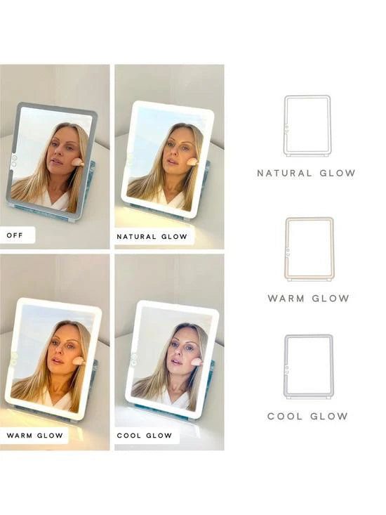 Sensse Glow Up Mirror, 27x19 cm, LED Touch Light Technology