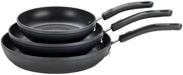 T-Fal ELITE Ceramic 3 Piece Non-Stick Skillet, Fry Pan Cookware Set.