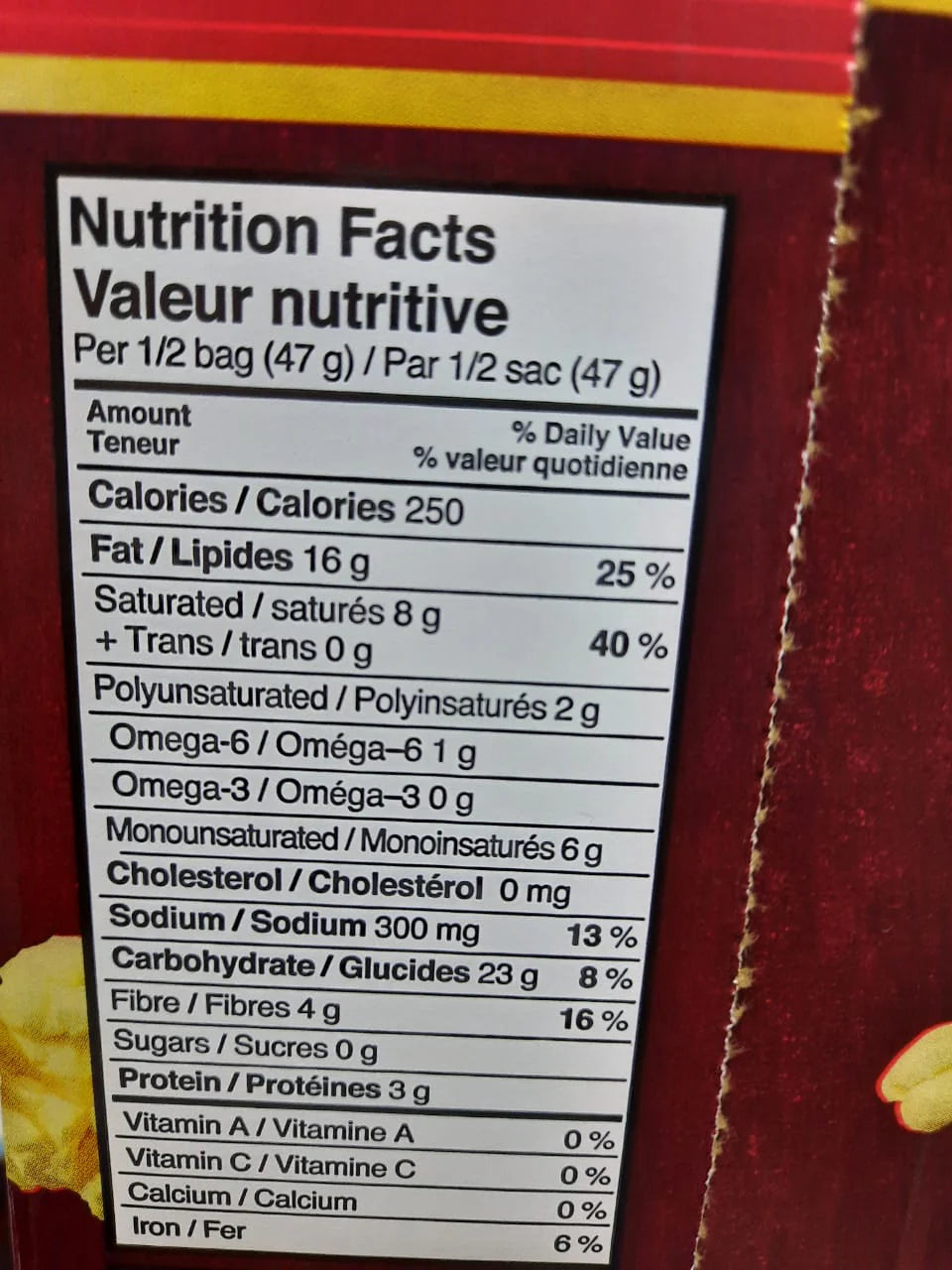 Kirkland Signature Microwave Popcorn, Butter Flavor, 44bags X 93.5gms, (4.1Kg)