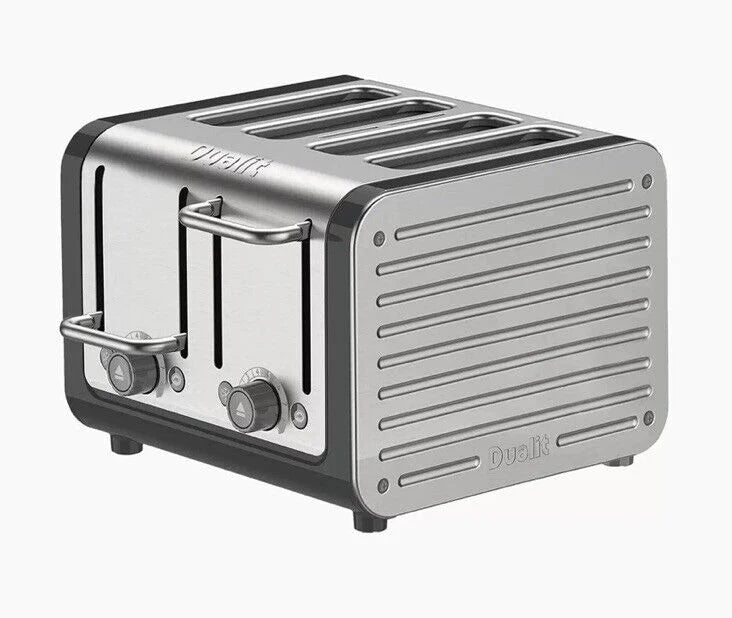 Dualit Architect 1.5L Kettle and 4 Slice Toaster Set Midnight Grey