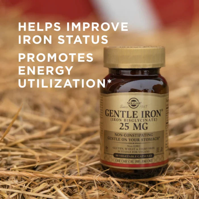 Solgar Gentle Iron 25mg, 90 Capsules