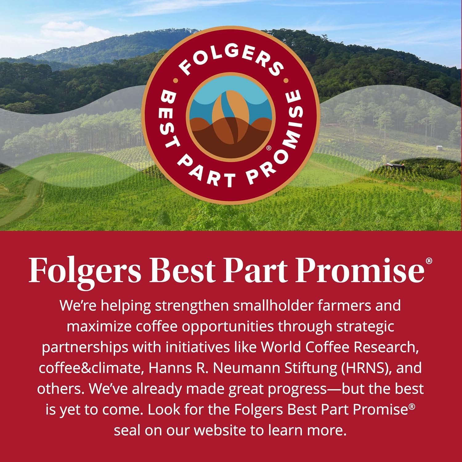 Folgers Classic Roast, Medium Roast Coffee, Keurig K-Cup Pods, 12 Count Boxes (Pack of 6)
