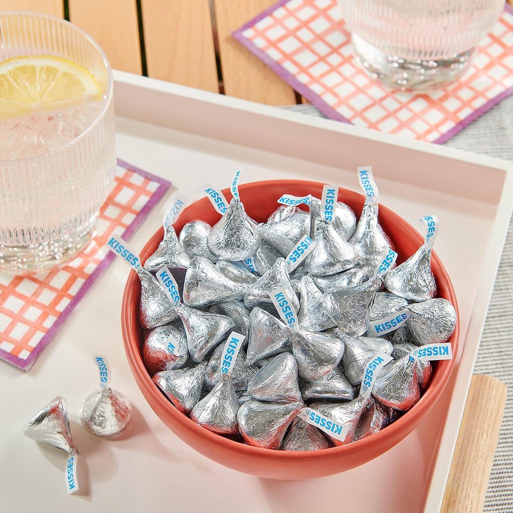 HERSHEY'S KISSES Milk Chocolate Candy Party Pack, 35.8 oz (Pack of 2)