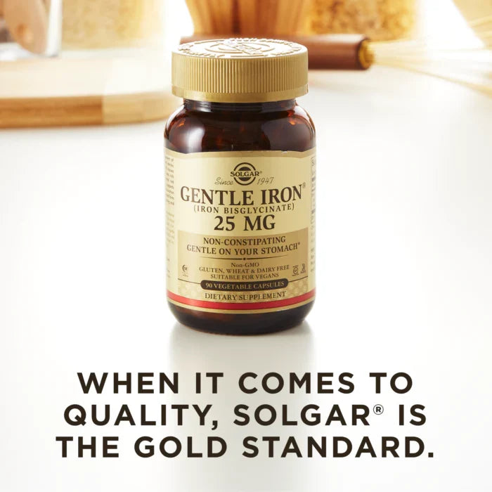 Solgar Gentle Iron 25mg, 90 Capsules