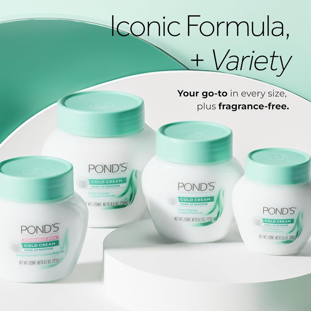 Pond’s Cold Cream Deep Cleanser & Makeup Remover, 6.1oz (173g)