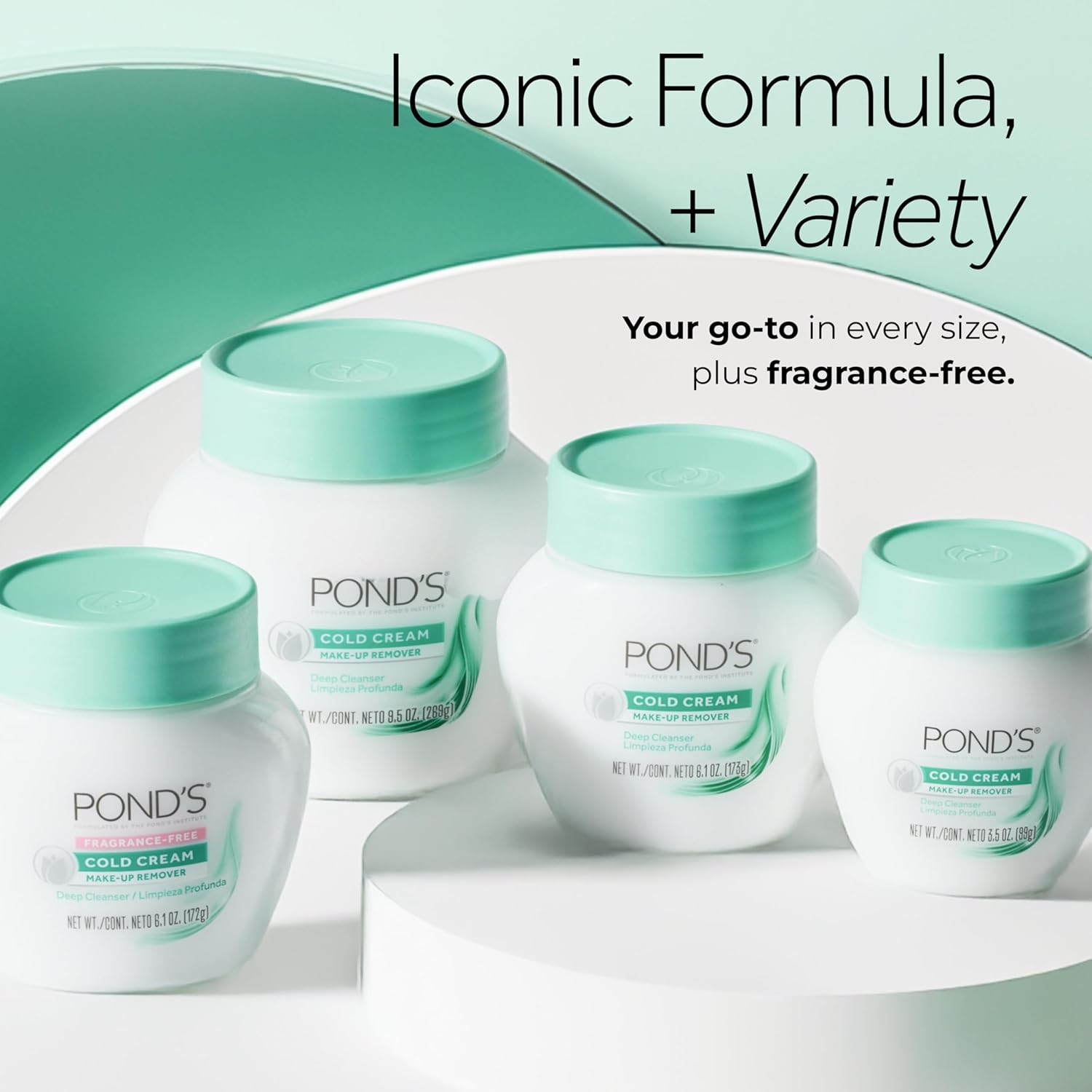 Pond’s Cold Cream Deep Cleanser & Makeup Remover, 6.1oz (173g)