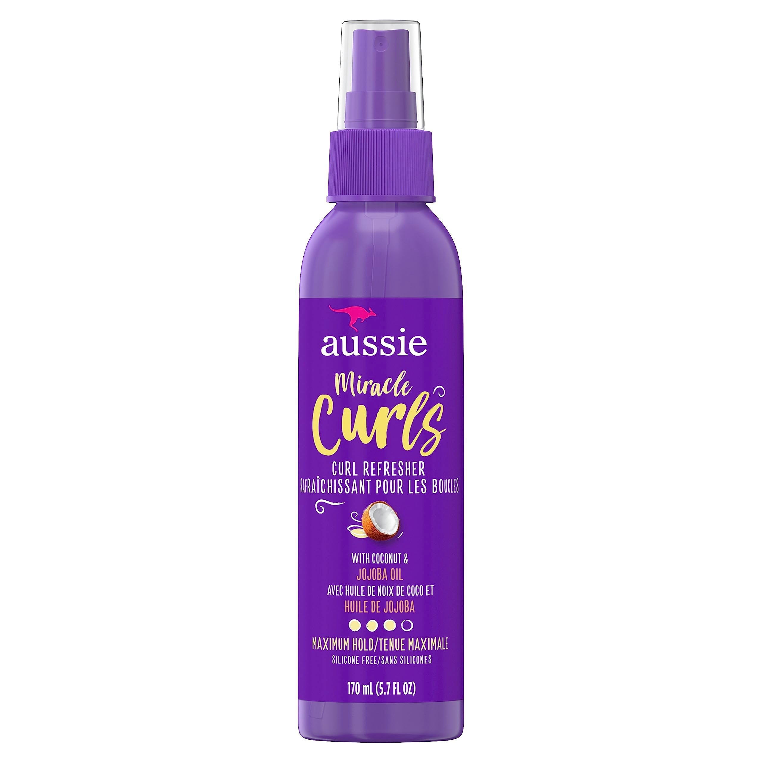 Aussie Miracle Curls Curl Refresher Maximum Hold, 170ml (Pack of 2)