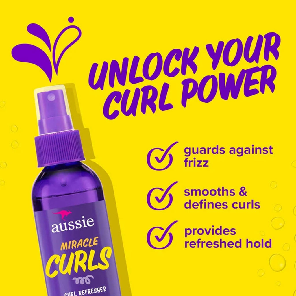 Aussie Miracle Curls Curl Refresher Maximum Hold, 170ml (Pack of 2)