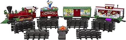 Lionel Disney Mickey Mouse Express Ready to Play 32 Pieces of Train tracks Set, Christmas