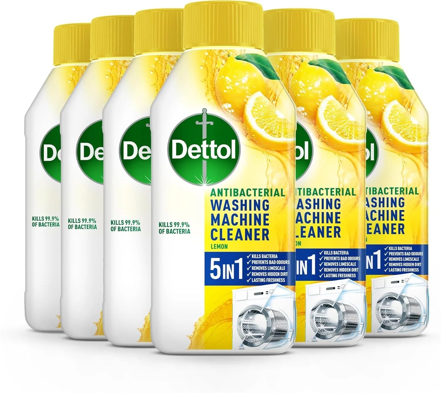 Dettol Washing machine cleaner 5 in 1 (lemon breeze) - 250ml