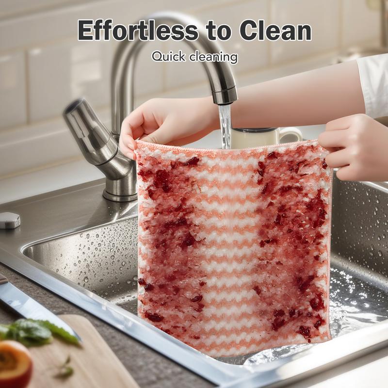 Microfiber Cleaning Cloths 10 Pack (Random Color)
