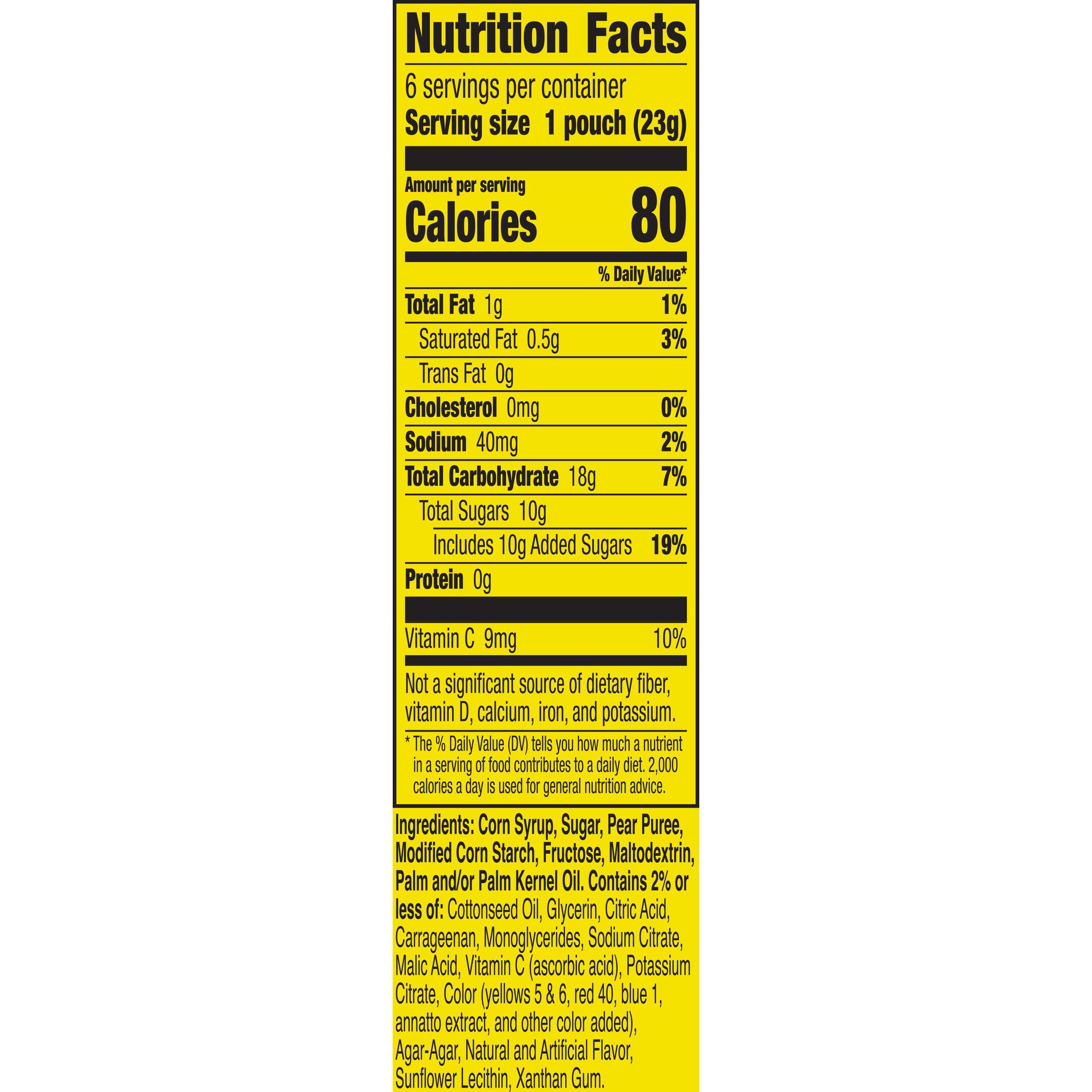 Gushers Candy, 6 Pouches