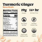 Kettle & Fire Broth Bone Chicken Turmeric Ginger, 16.9 Oz