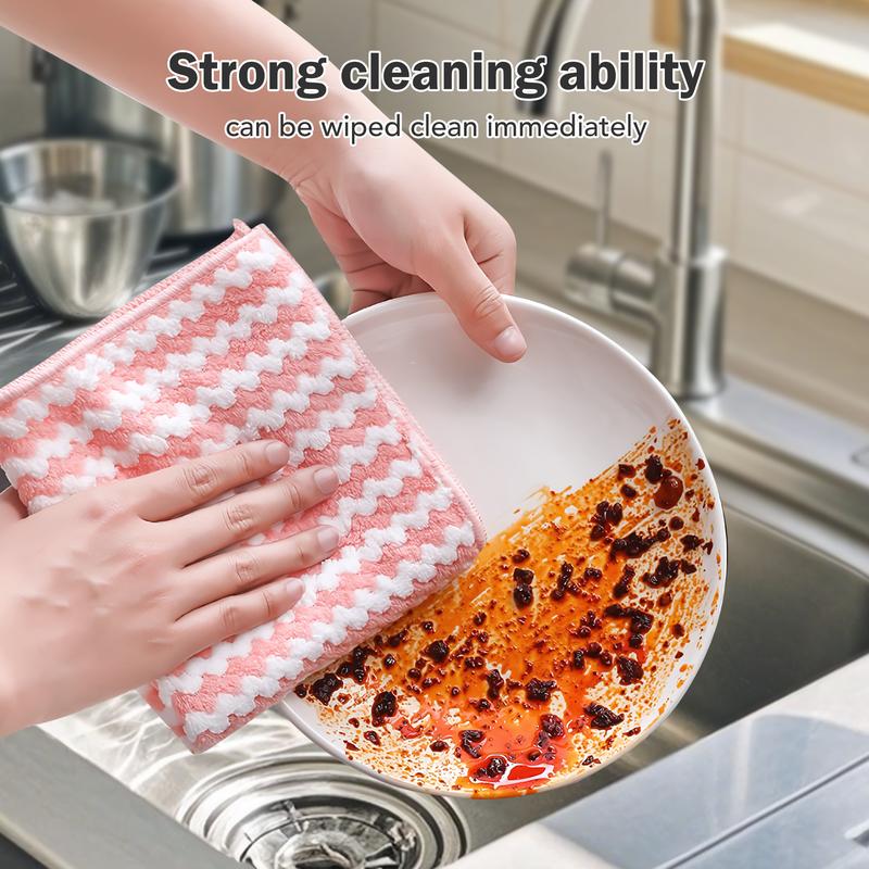 Microfiber Cleaning Cloths 10 Pack (Random Color)