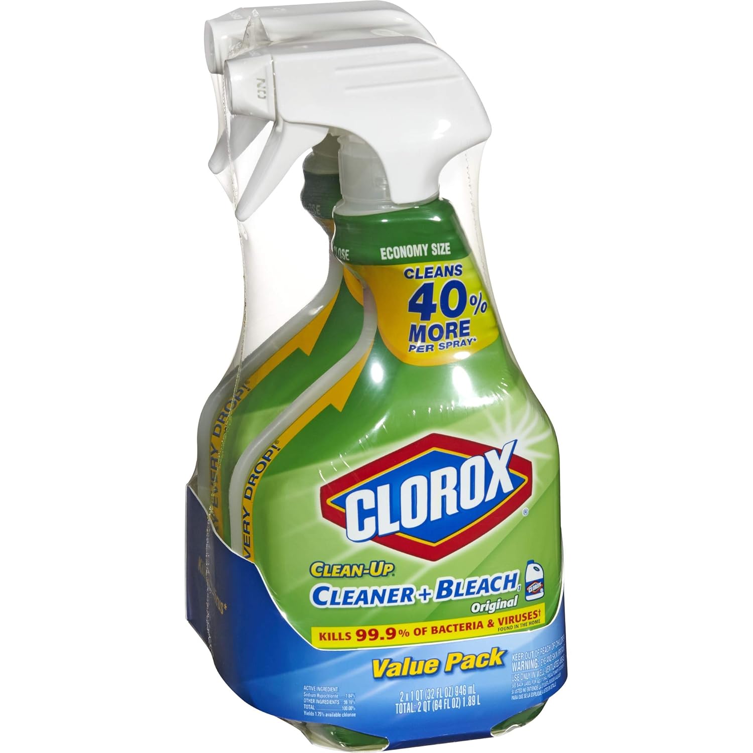 Clorox Clean-Up Cleaner + Bleach - 32 Oz  (Pack of 3)