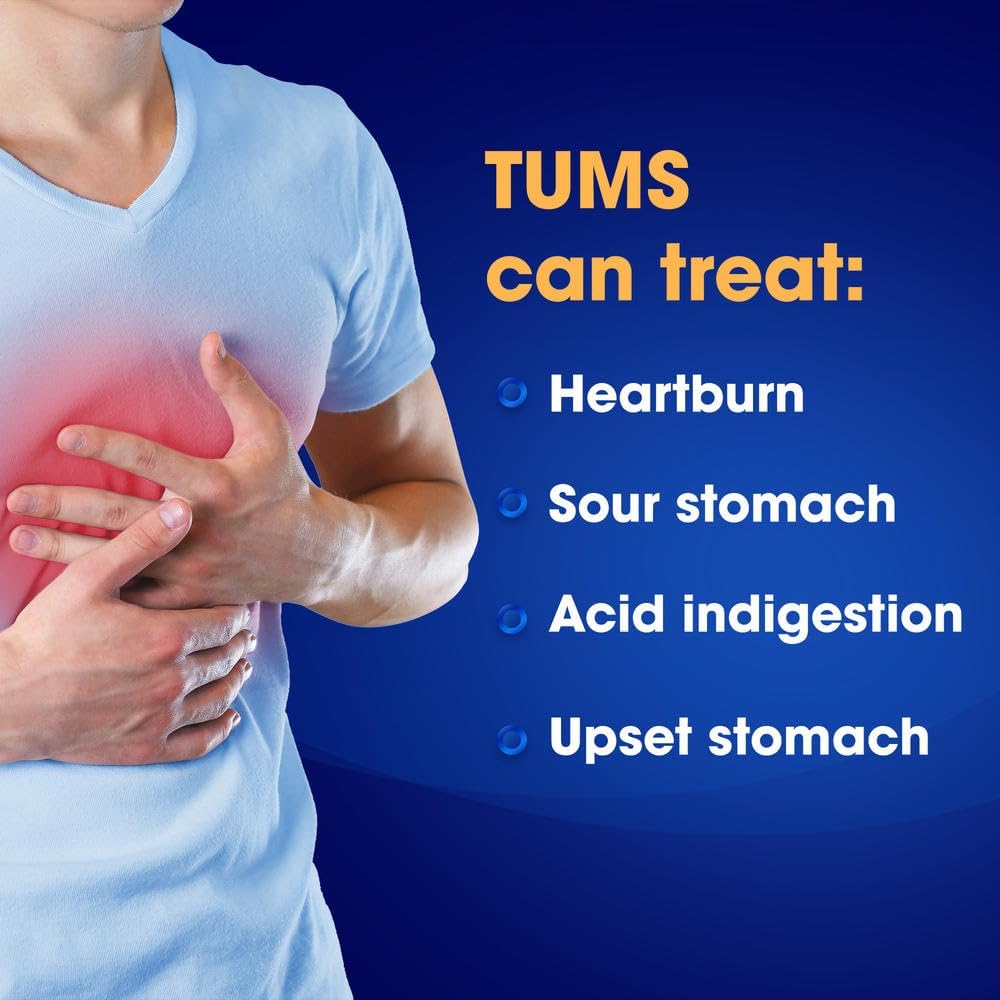 TUMS Extra Strength Chewable Antacid, 70 Tablets