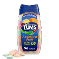 TUMS Antacid Chewable Tablets, Assorted Fruit - 96 count
