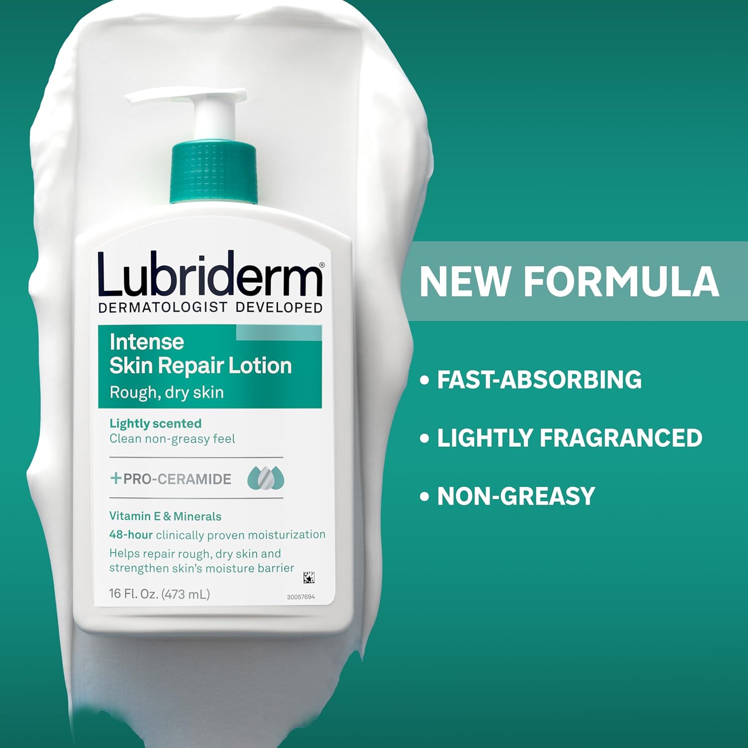 Lubriderm Intense Skin Repair Body Lotion | 16 Oz (473 ml)