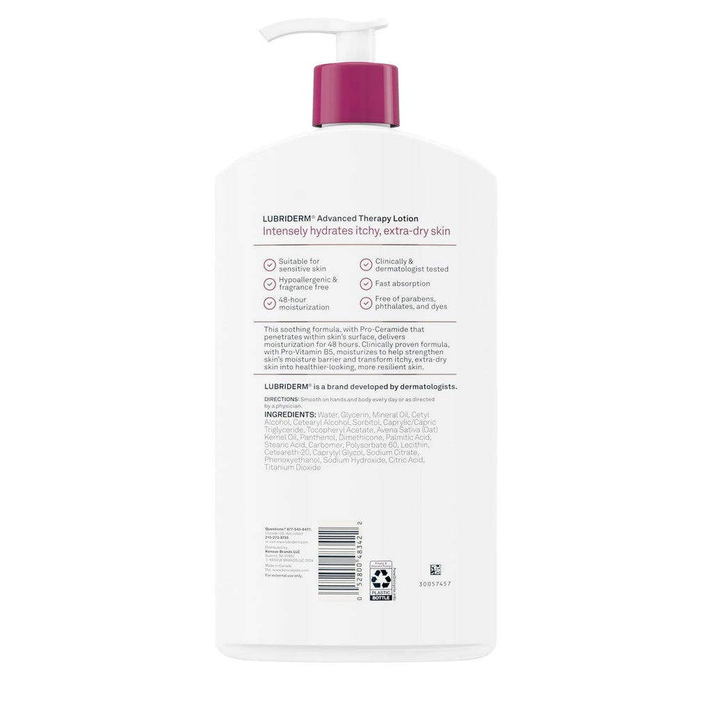 Lubriderm Advanced Therapy Lotion | Itchy & Extra Dry Skin