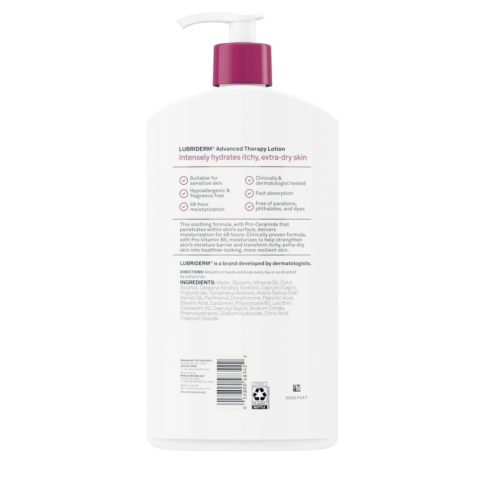 Lubriderm Advanced Therapy Lotion | Itchy & Extra Dry Skin