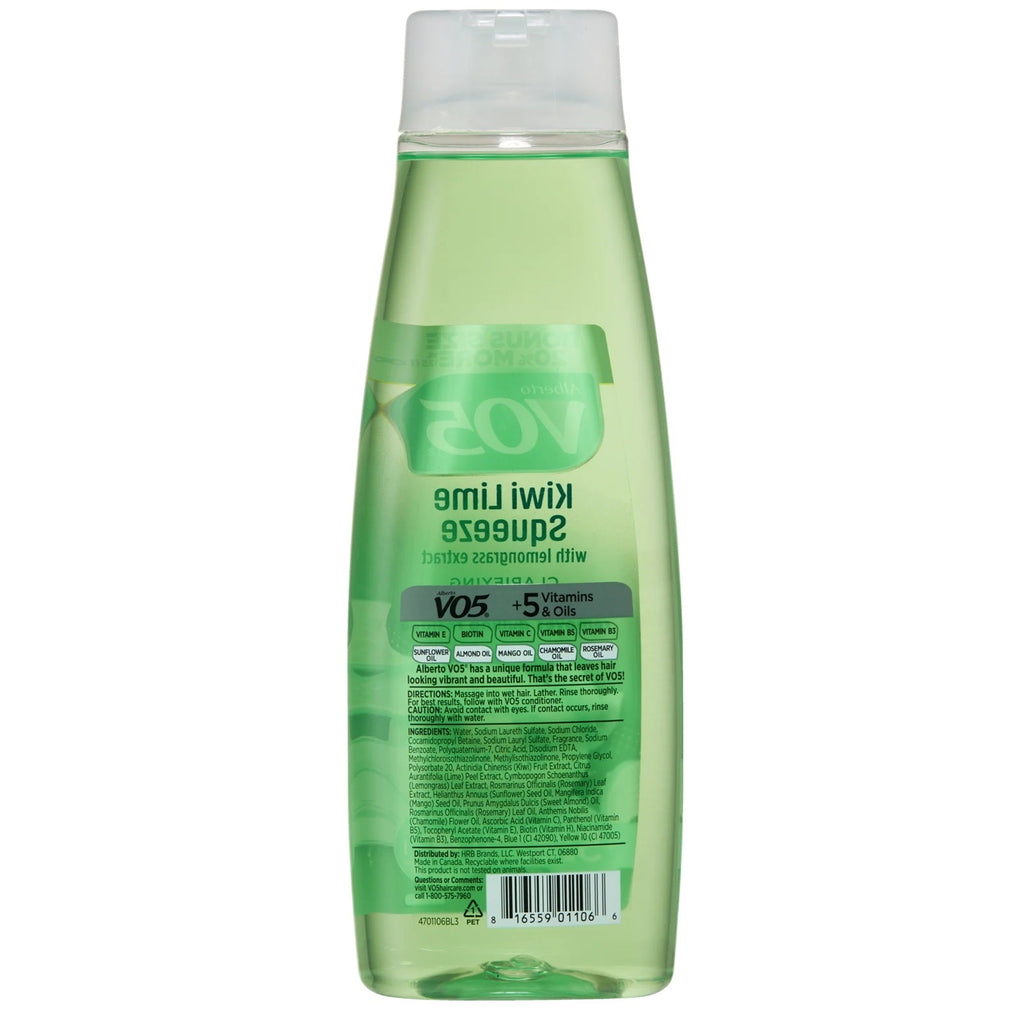Alberto VO5 Shampoo - Kiwi Lime Squeeze Shampoo - 15 Oz