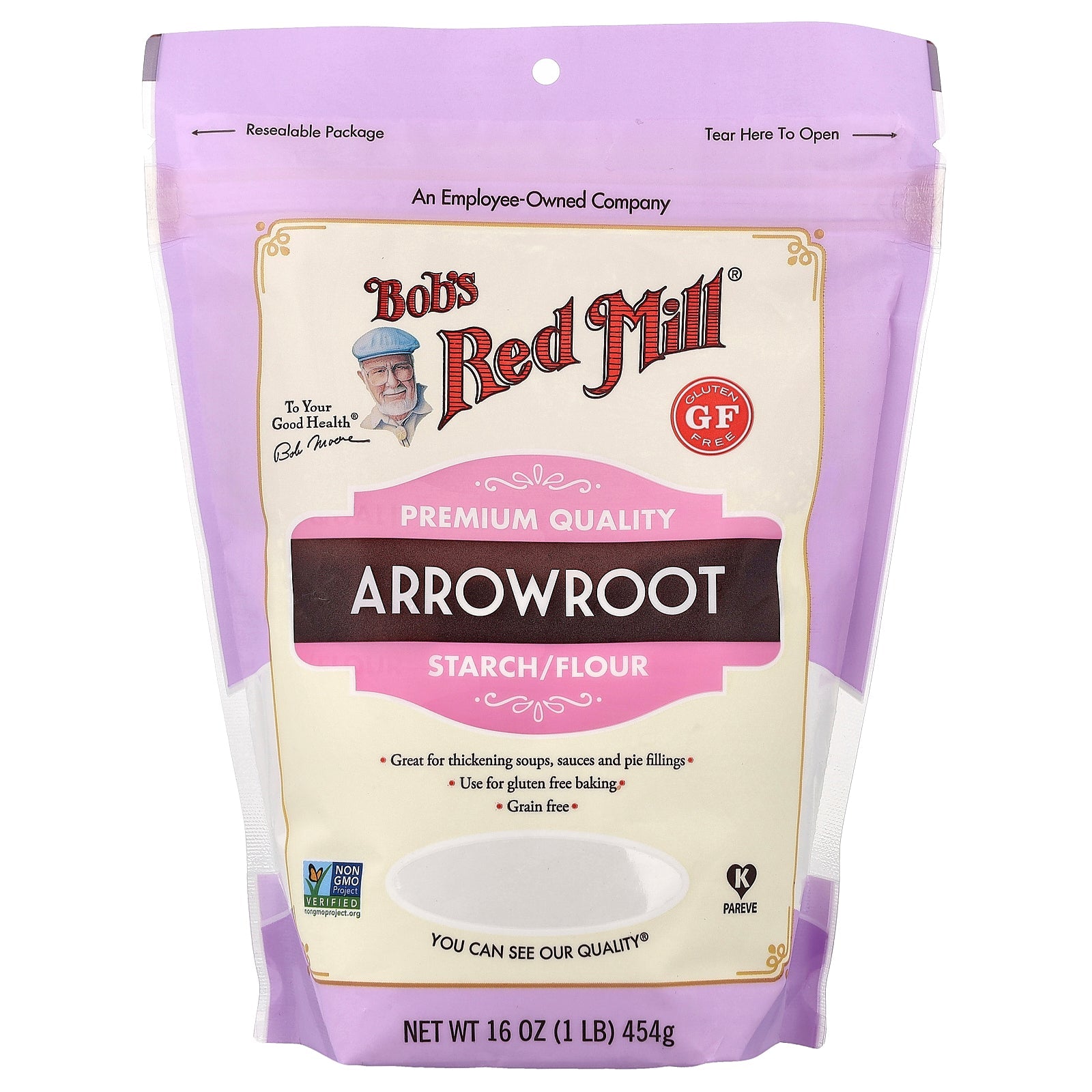 Bob’s Red Mill Arrowroot Starch Flour, 16 Oz (454g)