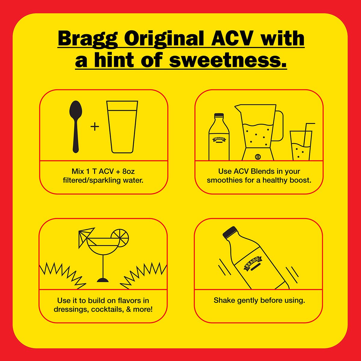 Bragg Organic Raw Apple Cider Vinegar - 16 Oz