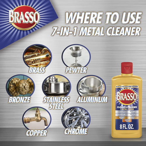 Brasso 7 Metals Polish – 8 Oz
