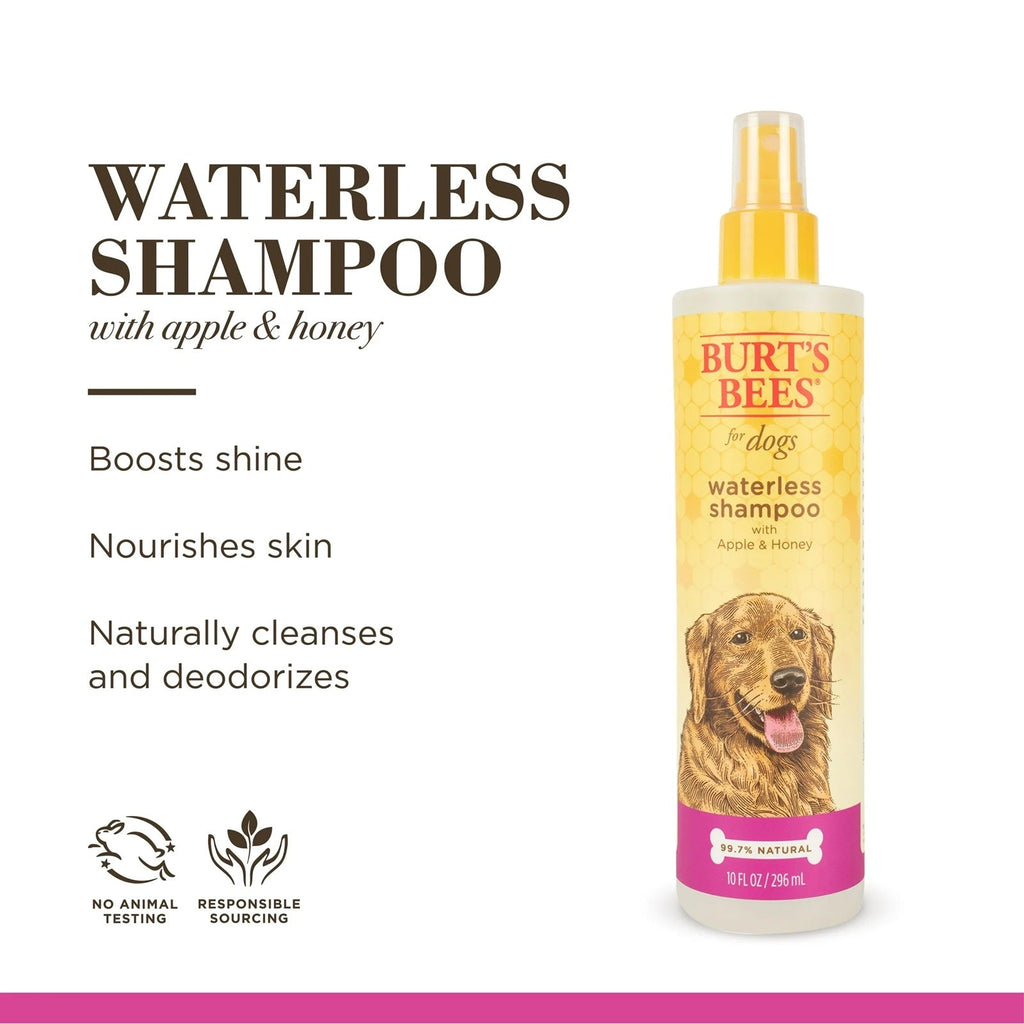 Burts Bees Waterless Shampoo Spray for Dog, Apple and Honey, 296ML