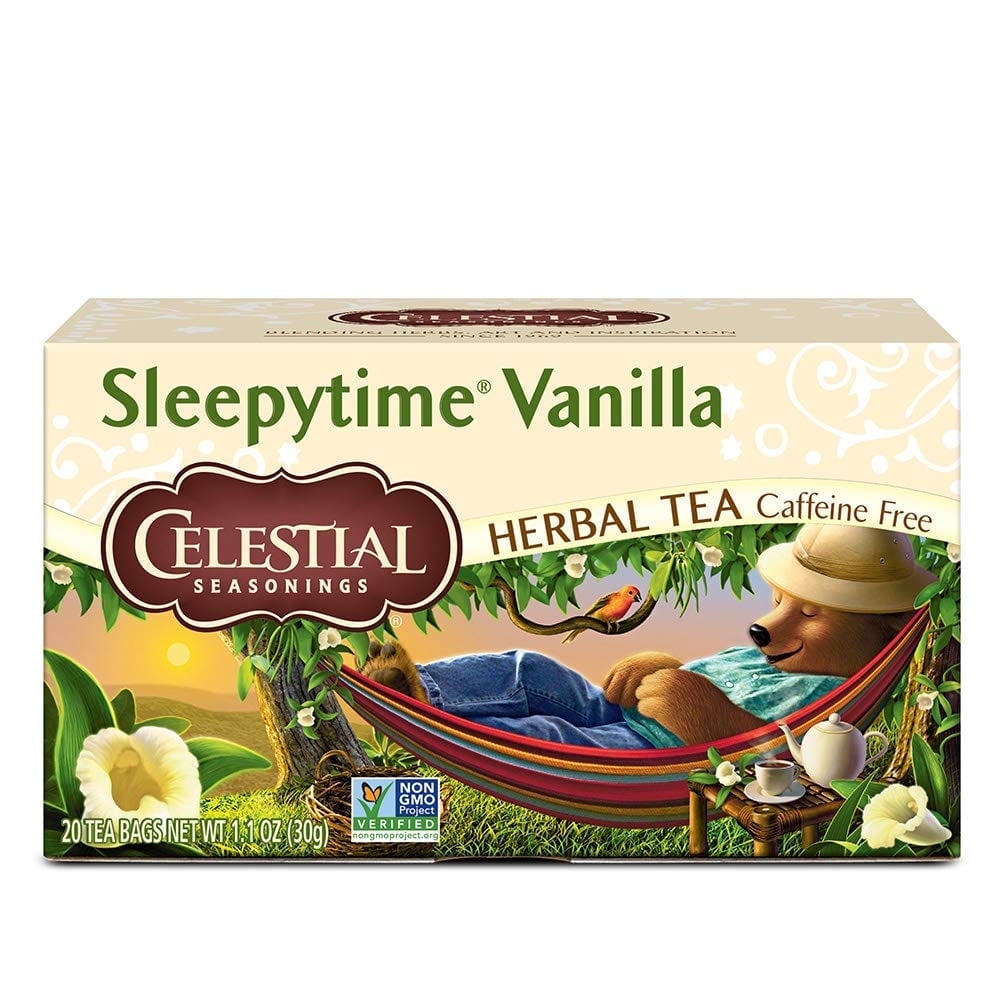 Celestial Seasonings Sleepytime Vanilla Herbal Tea, 20 Tea Bags