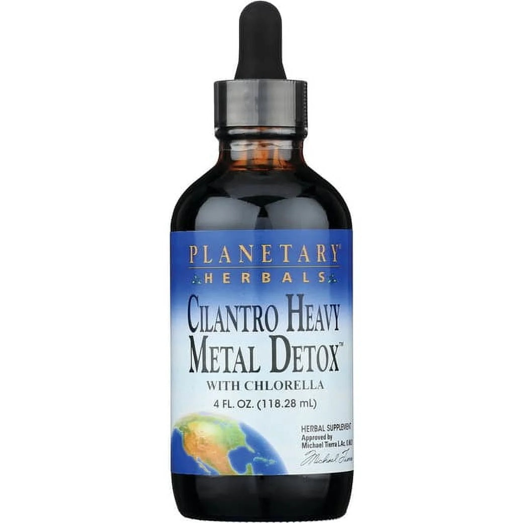 Cilantro Heavy Metal Detox Liquid Herbal Cleanse, 4 Oz (118.28 ml)