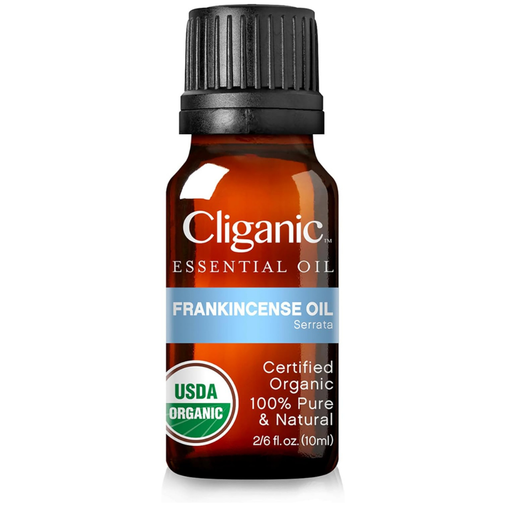 Cliganic Organic Frankincense Essential Oil, 100% Pure, 10 ml
