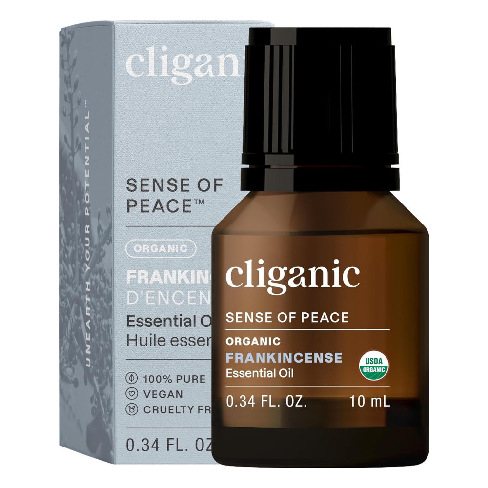 Cliganic Organic Frankincense Essential Oil, 100% Pure, 10 ml