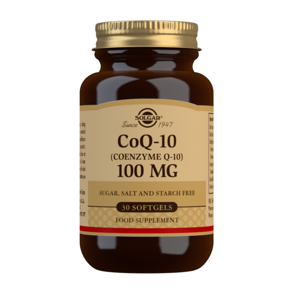 Solgar CoQ-10 Coenzyme Q-10 100mg, 30 Softgels