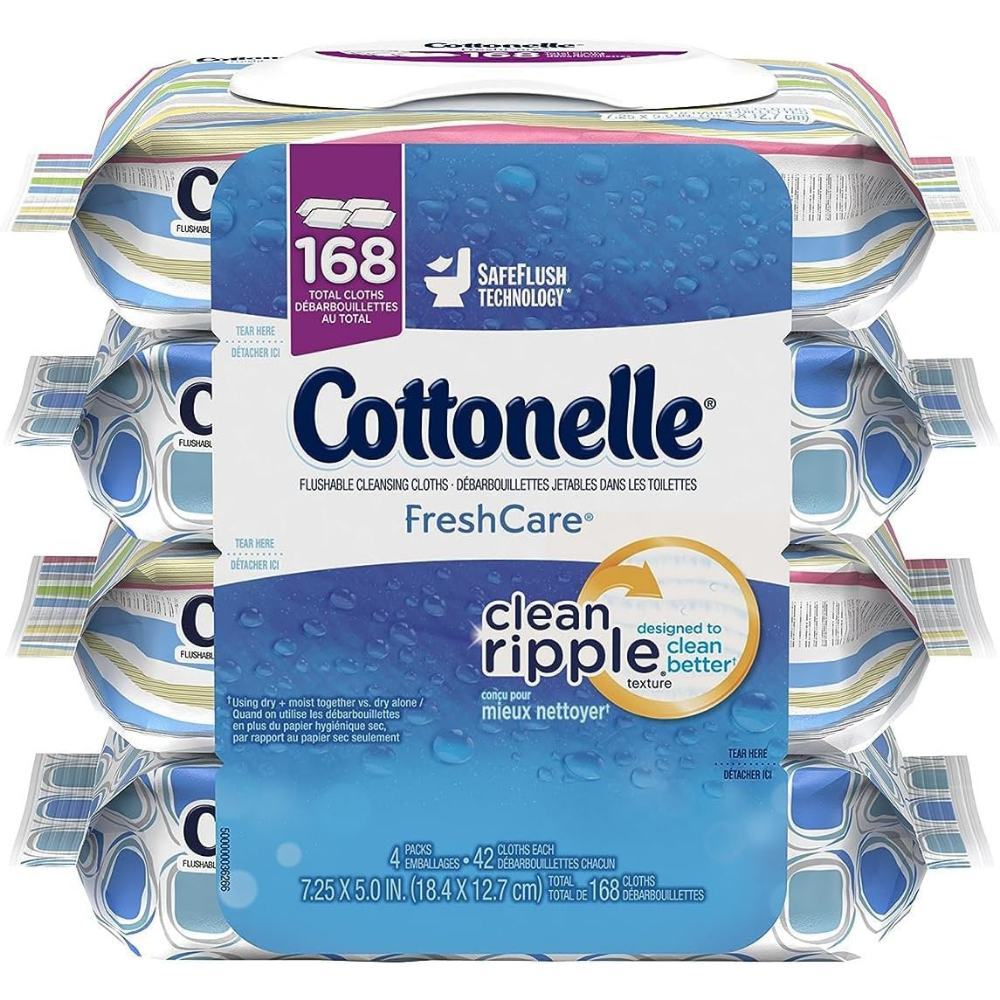 Cottonelle Fresh Care Flushable Cleansing Cloths - 42 Sheets