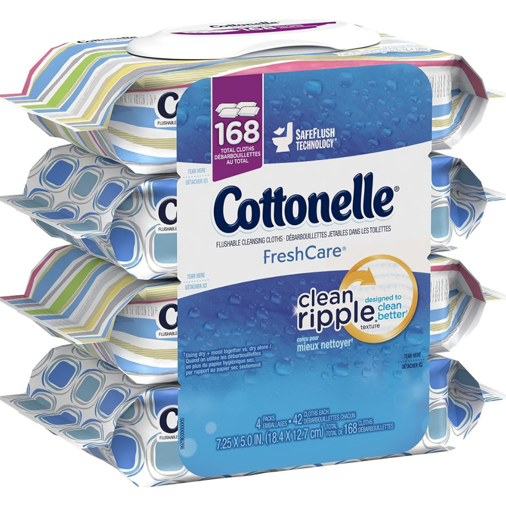 Cottonelle Fresh Care Flushable Cleansing Cloths - 42 Sheets