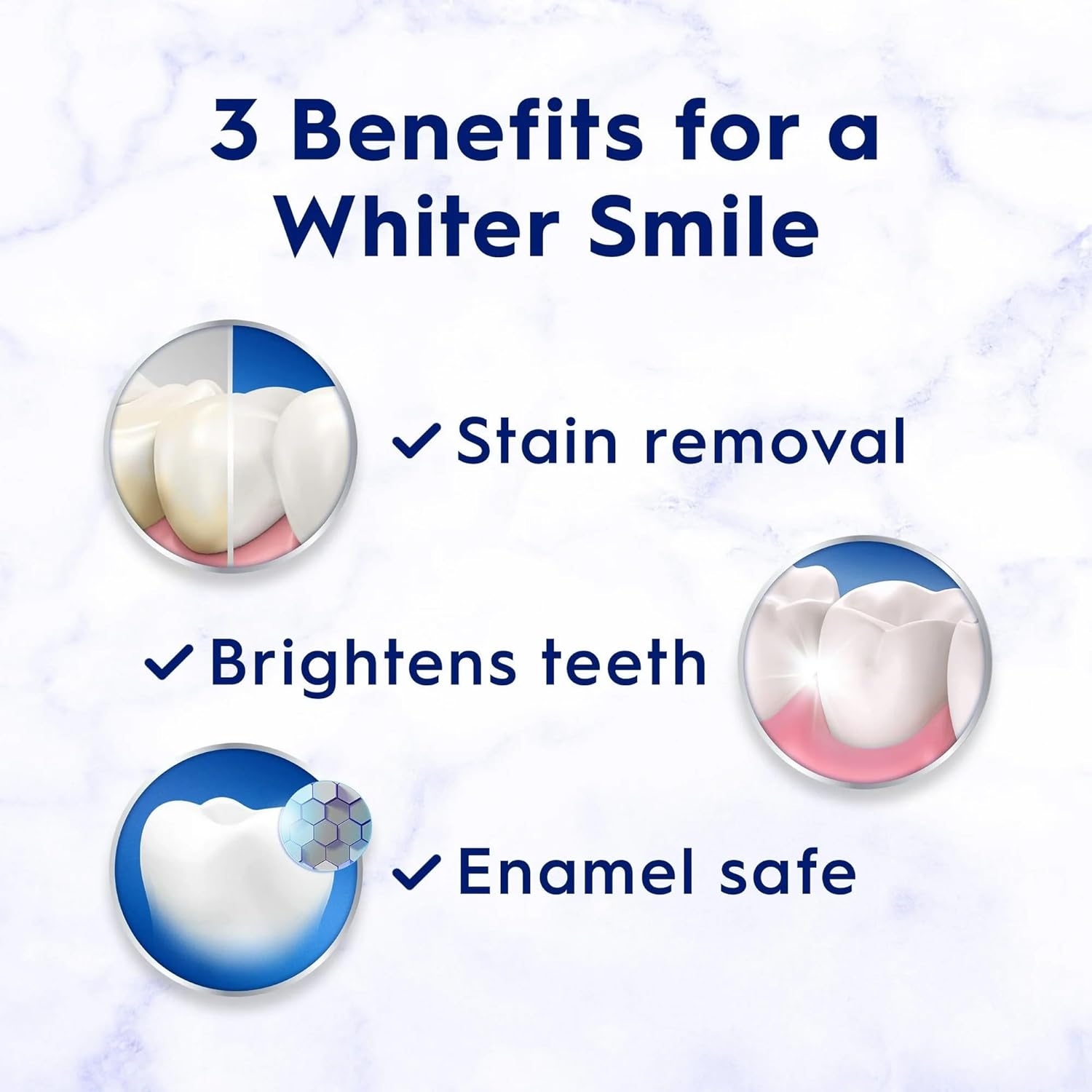 Crest 3D White Advanced Glamorous White Teeth Whitening Toothpaste, 3.3 oz, Pack of 2