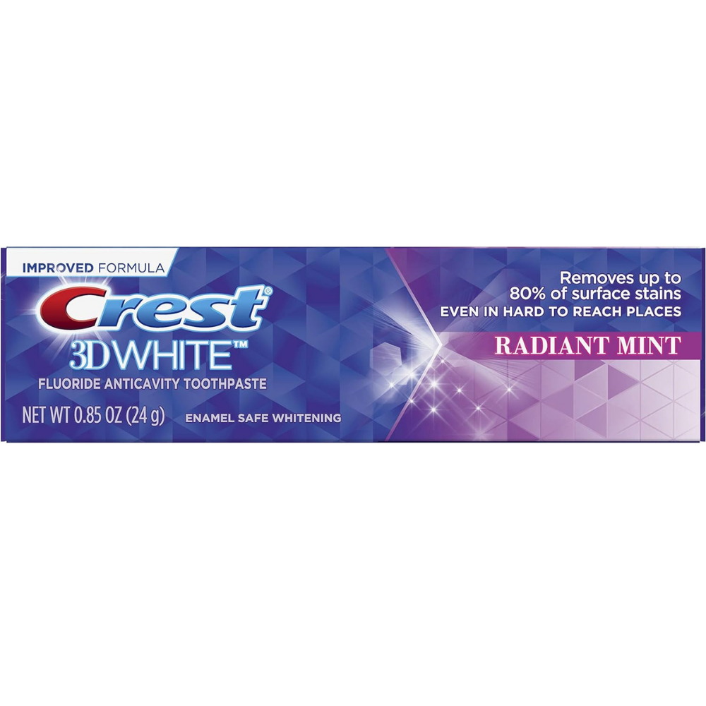 Crest 3D White Toothpast, 0.85 Oz