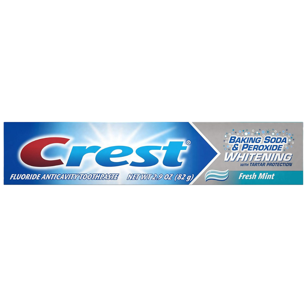 Crest Baking Soda & Peroxide Whitening with Tartar Protection Toothpaste | Fresh Mint