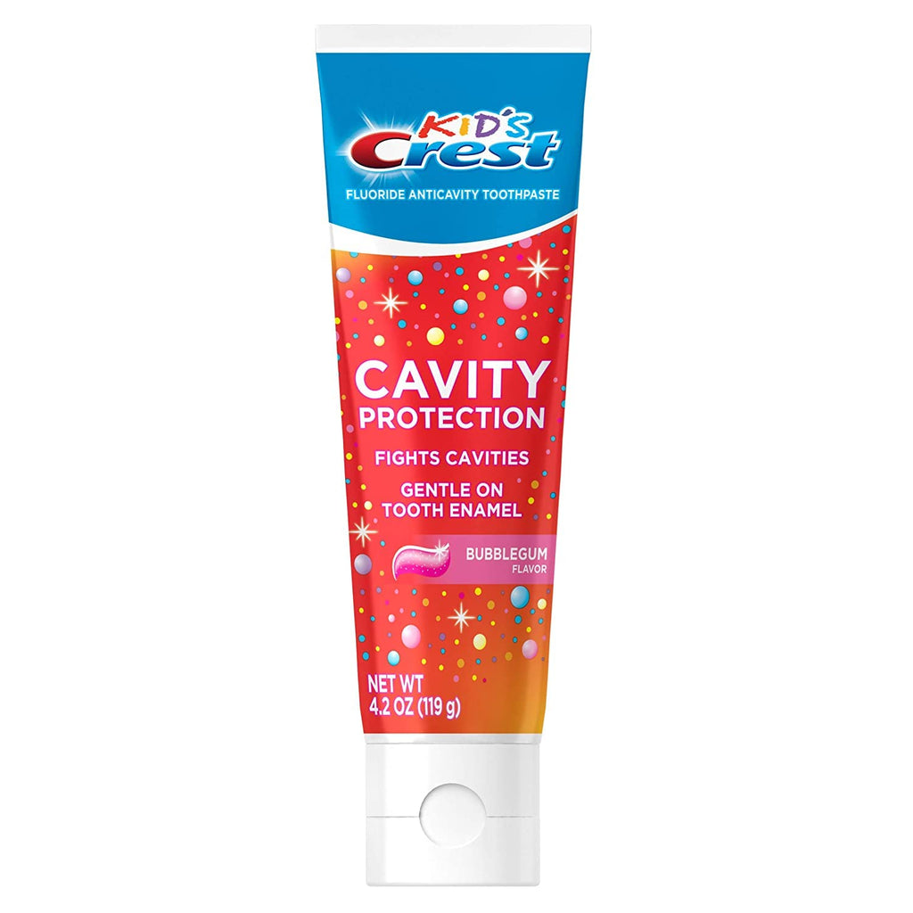 Crest Kids Cavity Protection Bubblegum Toothpaste – 4.2oz (3-Pack)