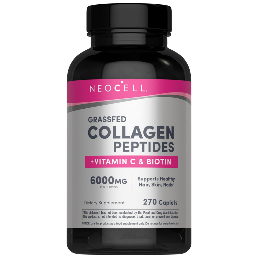 Neocell Grassfed Collagen Peptides + Vitamin C & Biotin | 270 Tablets