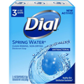 Dial Antibacterial Bar Soap, Spring Water Scent, 4 Oz (Pack of 3)